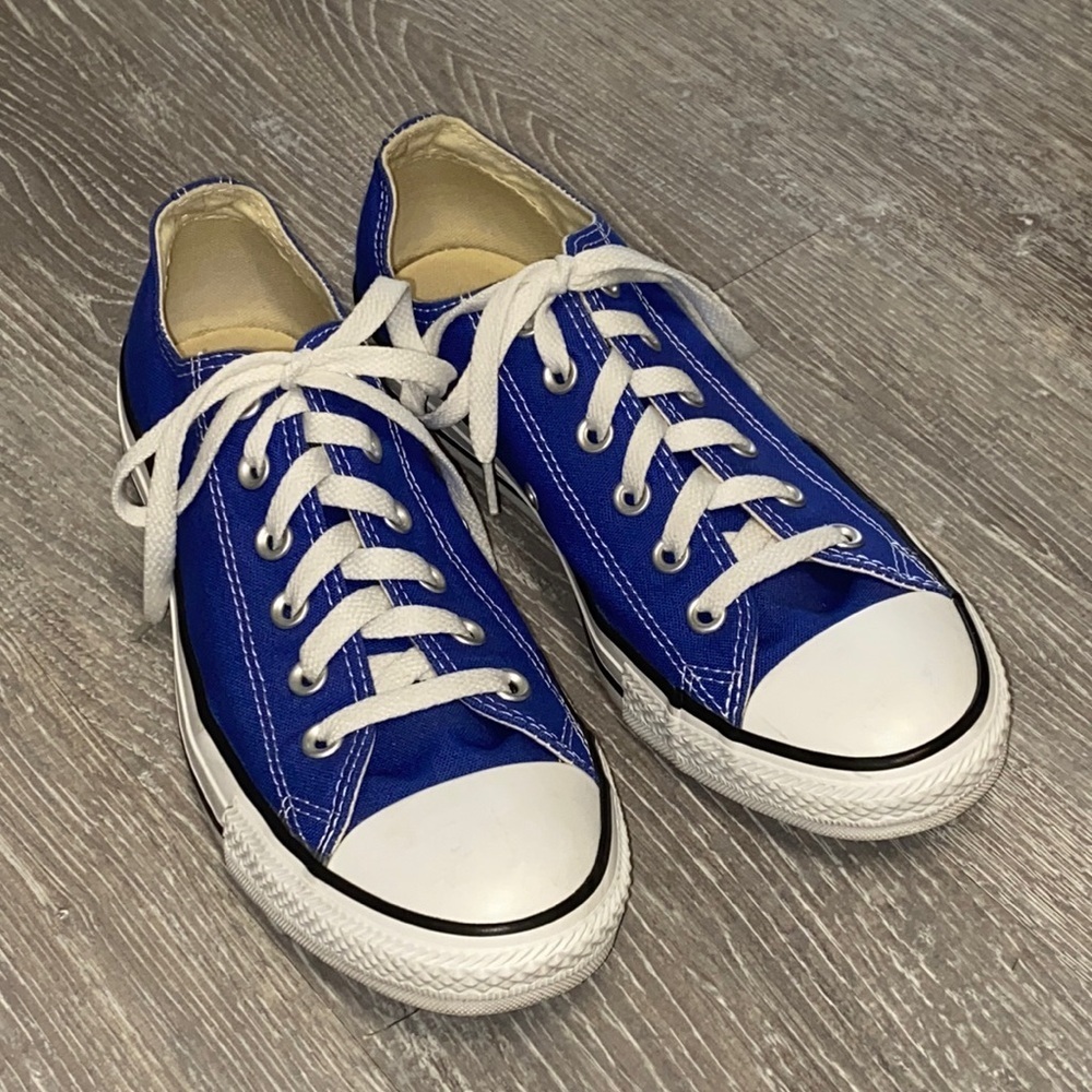 Converse All Star Blue Sneakers Summer Beach Vacation Skater Punk Rock